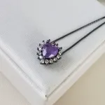 COLAR RN GOTA ULTRA VIOLET CORAÇÃO