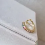 PIERCING FAKE OURO 1 ZIRC R
