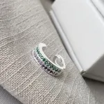 PIERCING FAKE PRATA LISO COLOR