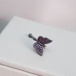 PIERCING FAKE RN BORBOLETA LAVANDA