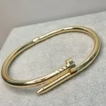 PULSEIRA BRACELETE OURO PREGO	