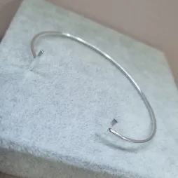 PULSEIRA BRACELETE PRATA PINO