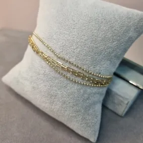 PULSEIRA OURO 4 CORRENTES	