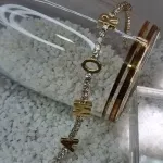 PULSEIRA OURO AMOR ZIRC	