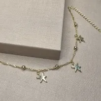 PULSEIRA OURO BOLINHAS STAR	