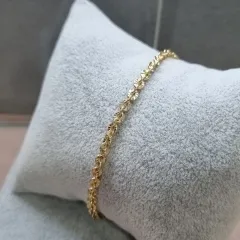 PULSEIRA OURO C ELOS DESENHADOS	