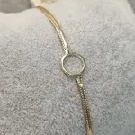 PULSEIRA OURO CIRCULO	
