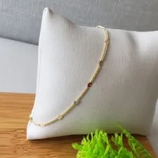 PULSEIRA OURO CORRENTE CORAÇÃO
