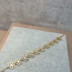 PULSEIRA OURO FLORES	