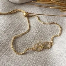 PULSEIRA OURO INFINITO CORAÇÃO