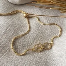 PULSEIRA OURO INFINITO CORAÇÃO