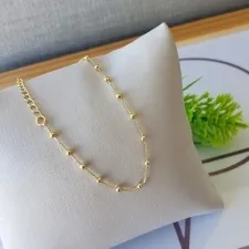 PULSEIRA OURO MINI BOLINHAS