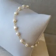 PULSEIRA OURO PÉROLA CORA