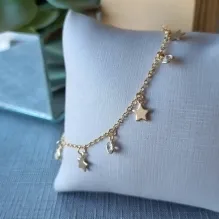 PULSEIRA OURO STAR TIFFANY