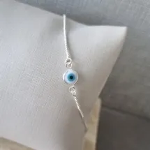 PULSEIRA PRATA 1 OLHO