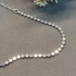 PULSEIRA PRATA BOLINHA CHAPADA	