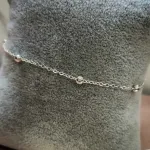 PULSEIRA PRATA BOLINHAS
