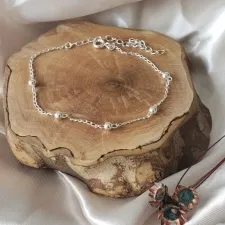 PULSEIRA PRATA BOLINHAS ESPASSADAS
