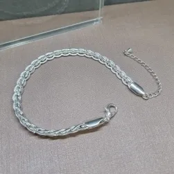 PULSEIRA PRATA C TRANÇA	