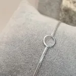 PULSEIRA PRATA CIRCULO	
