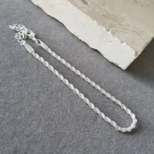 PULSEIRA PRATA CORDÃO BAIANO	