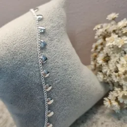 PULSEIRA PRATA CORRENTE CORA FIXO