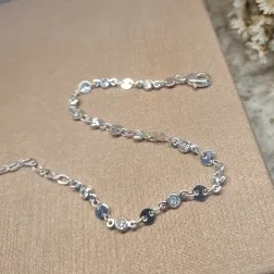 PULSEIRA PRATA DISCO PING TIFFANY	
