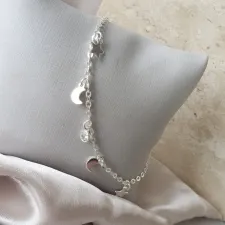 PULSEIRA PRATA ESTRELAS CRISTAL