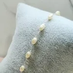 PULSEIRA PRATA PEROLA ARROZ