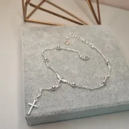 PULSEIRA PRATA TERÇO	