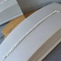 PULSEIRA PRATA TRANÇADA