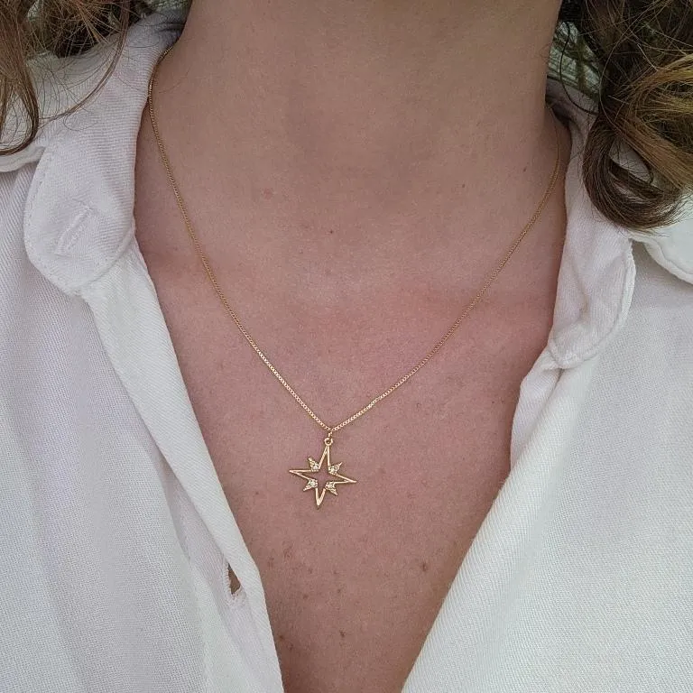 COLAR OURO FLASH ZIRC