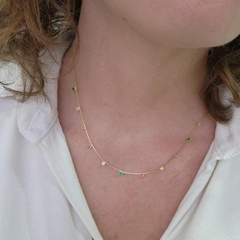COLAR OURO PONTINHOS DE LUZ C