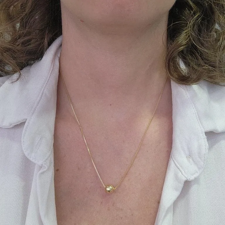 COLAR OURO ESFERA