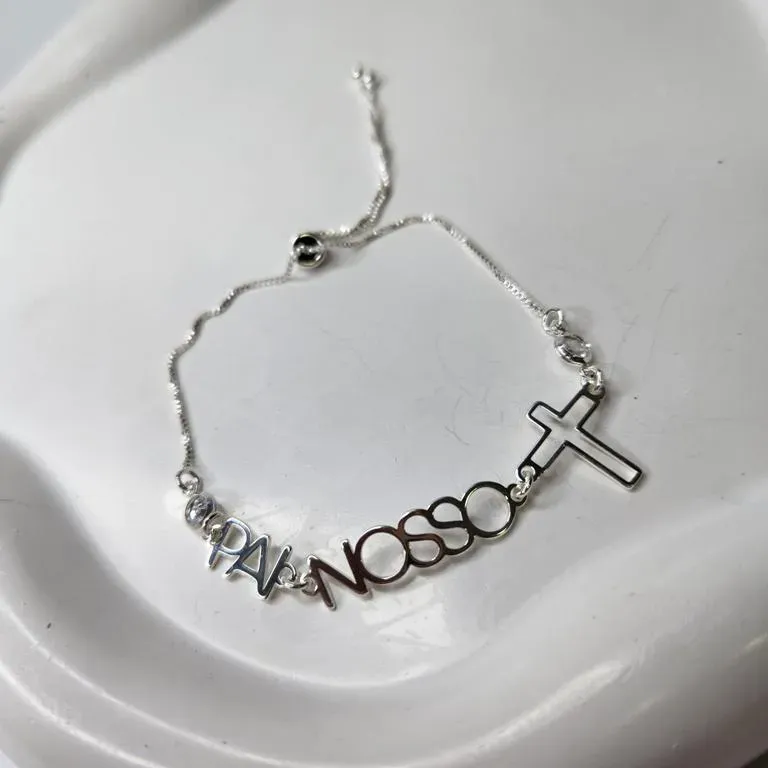 PULSEIRA PRATA PAI NOSSO