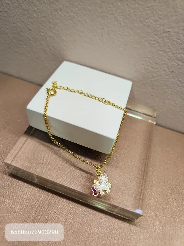 PULSEIRA OURO UNICORNIO